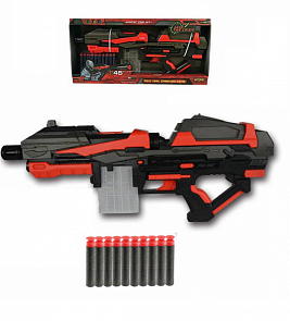 Бластер, в наборе с 10 мягкими снарядами (FJ821)