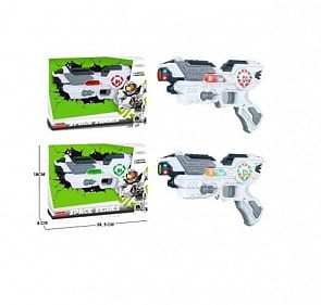 Бластер Space Series со световыми и звуковыми эффектами (Junfa Toys, KT118-9) (ассортимент)