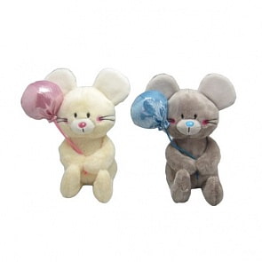 Мягкая игрушка - Мышонок Мики с шариками, 15 см (Fluffy Family, 681594)