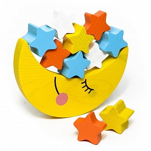 Игровой набор Собирайка - Балансир Месяц, 11 деталей (Томик, 1-10 ТОМИК)