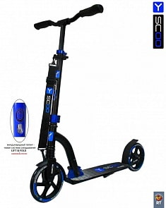 Самокат RT Monterey 205 с 2 амортизаторами blue (Y-SCOO, 4892RT)