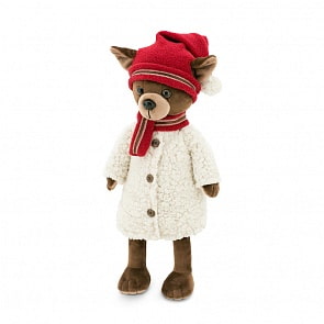Мягкая игрушка - Собачка из серии Lucky Kiki: Зимняя сказка, Lucky Doggy (Orange, LD019)