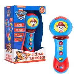 Музыкальный микрофон с усилителем TM Paw Patrol - Щенячий патруль, 2 дизайна (Росмэн, 32695) - миниатюра