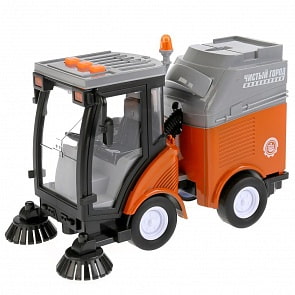 Мусороуборочная машина, свет и звук (Технопарк, WY680A-R)