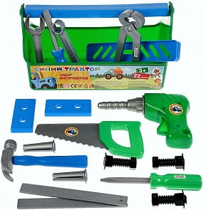 Набор строительных инструментов - Синий Трактор (Играем вместе, B619659-R2)