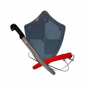 Набор Воин, сабля и щит (Пластмастер, 50030_RS)