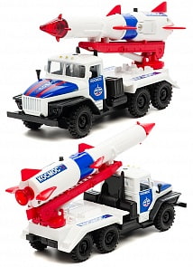 Инерционная машина Урал с ракетой - Космос, свет, звук (Технопарк, CT10-066-1sim)