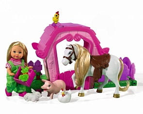 Набор кукла Еви с фермой (Simba, 5733068)