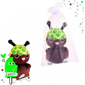 Мягкая игрушка в подарочном мешочке - Сладкая глазурь. Божья коровка, 16 см (ABtoys, M2122)